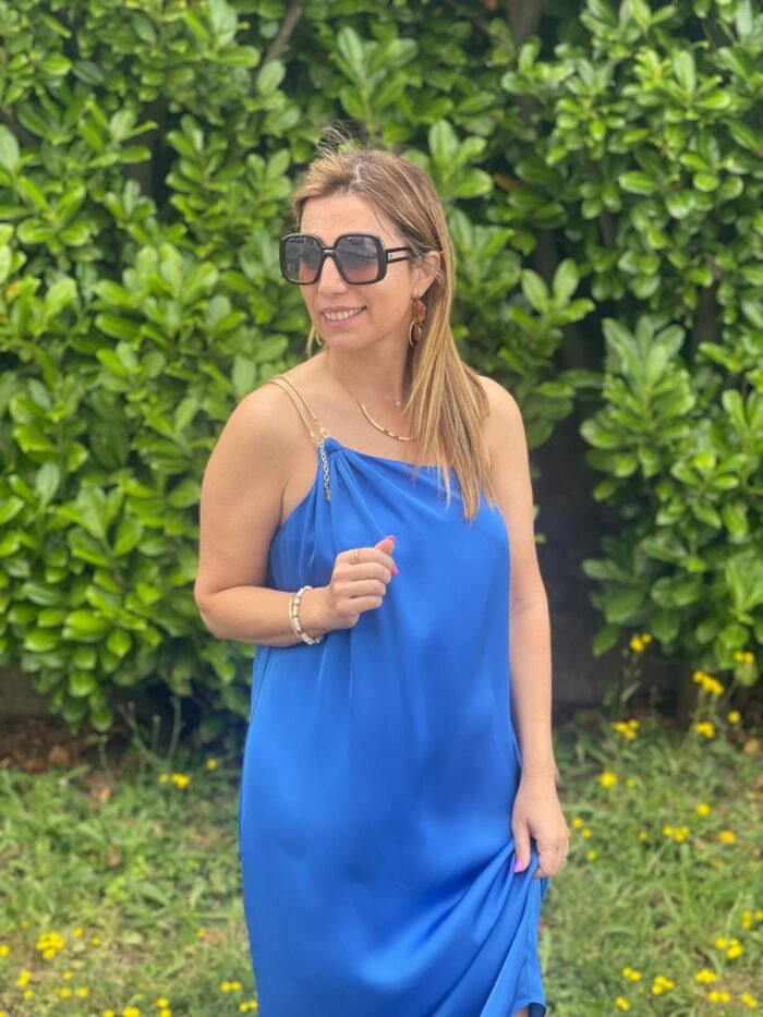 VESTIDO MIDI ASSIMÉTRICO