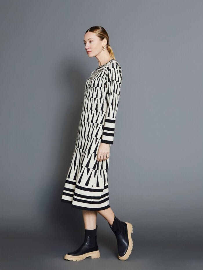 VESTIDO MIDI JACQUARD - Image 2