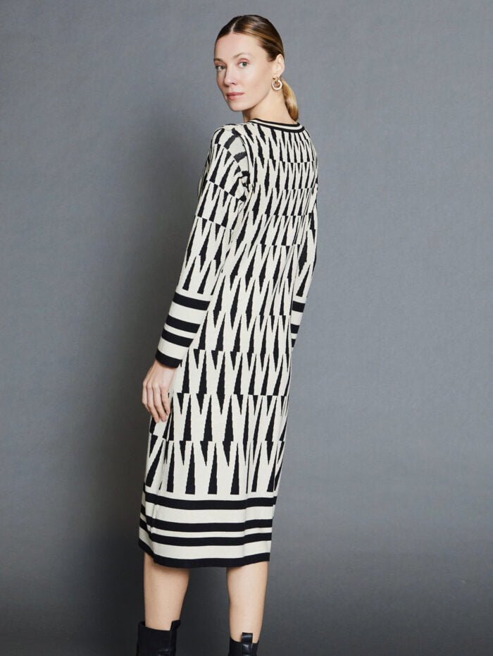 VESTIDO MIDI JACQUARD - Image 3