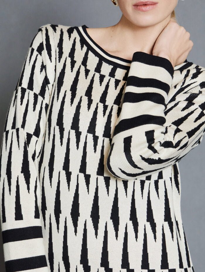 VESTIDO MIDI JACQUARD - Image 4