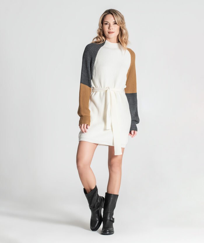 VESTIDO CANELADO