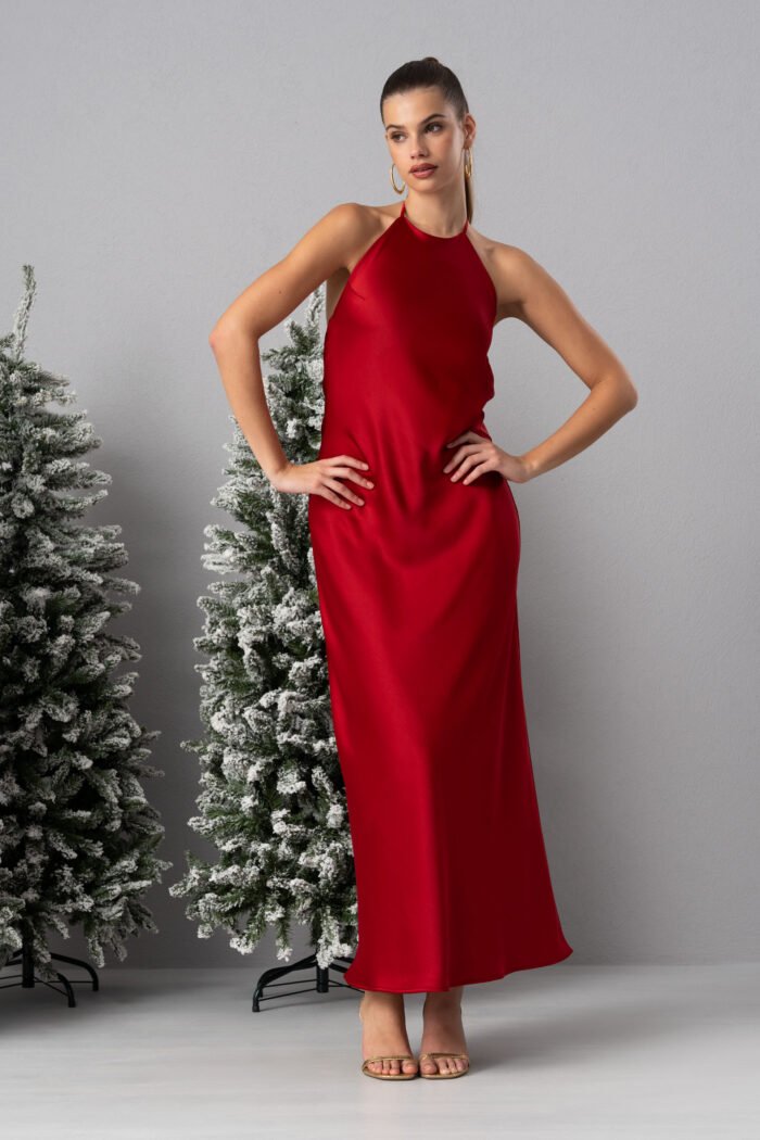 VESTIDO COMPRIDO ACETINADO - Image 2