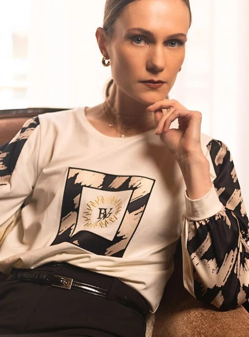 CAMISOLA BÁSICA COM ESTAMPADO