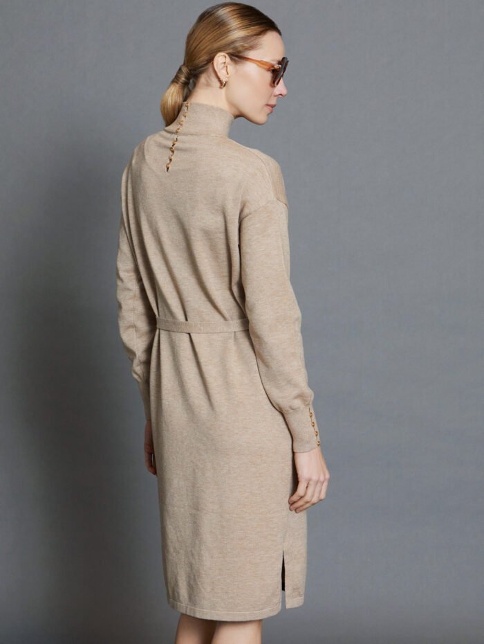 VESTIDO MIDI COM CINTO - Image 4