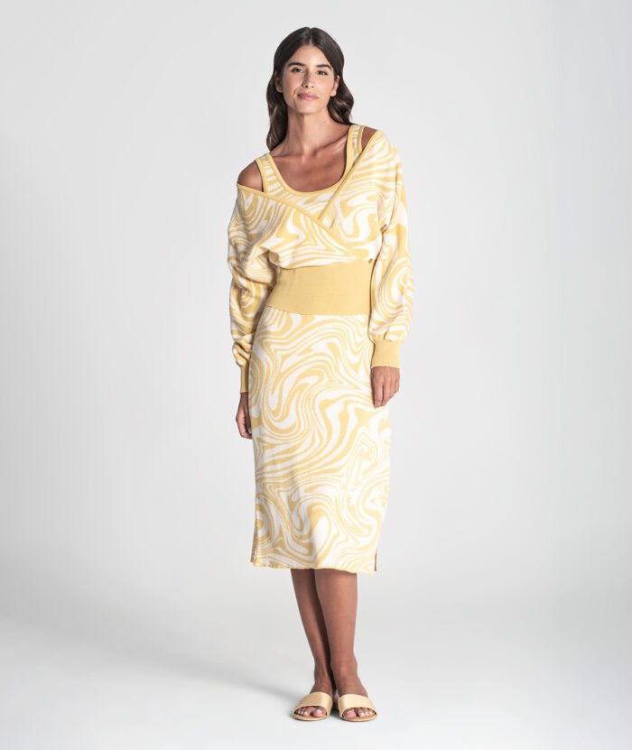 CAMISOLA DE MALHA COM PADRÃO - Image 7