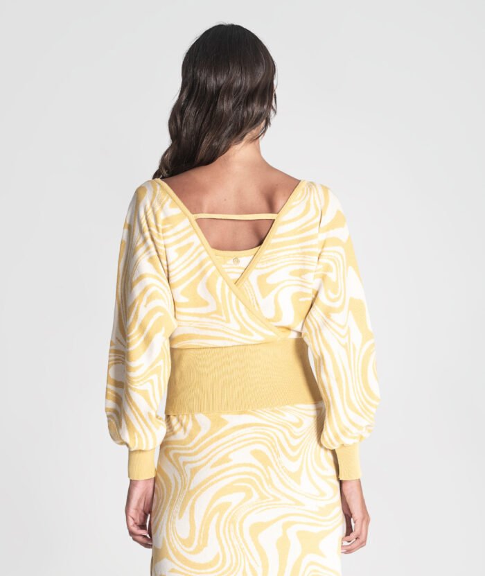 CAMISOLA DE MALHA COM PADRÃO - Image 6