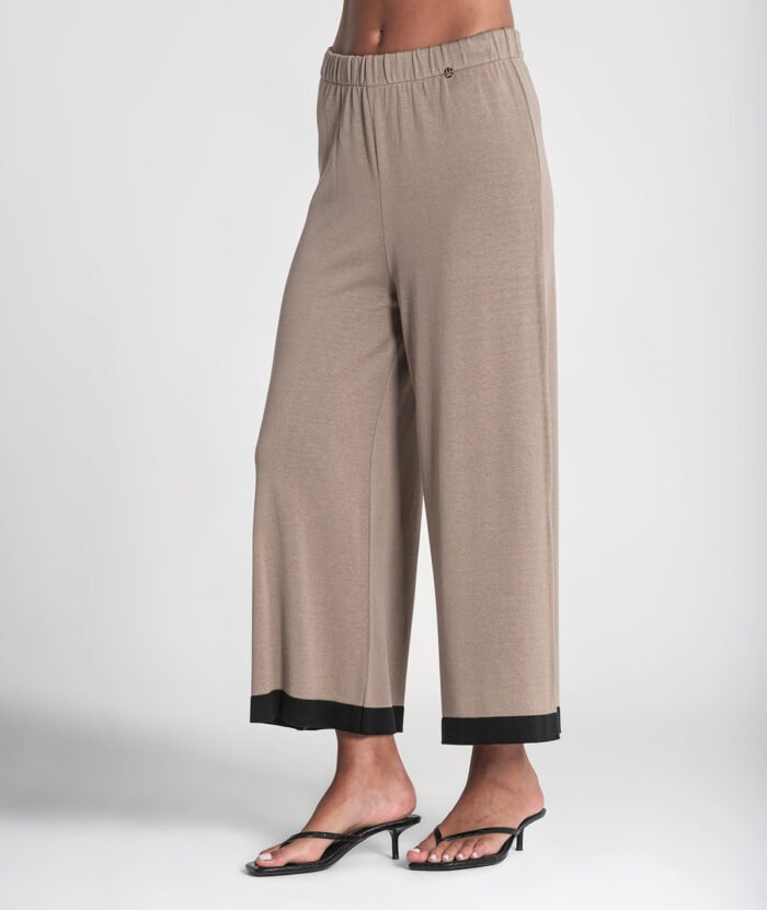 CALÇA DE MALHA COM CONTRASTE - Image 3