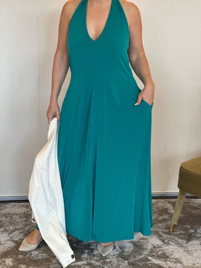 VESTIDO FLUÍDO COM DECOTE EM V - Image 4