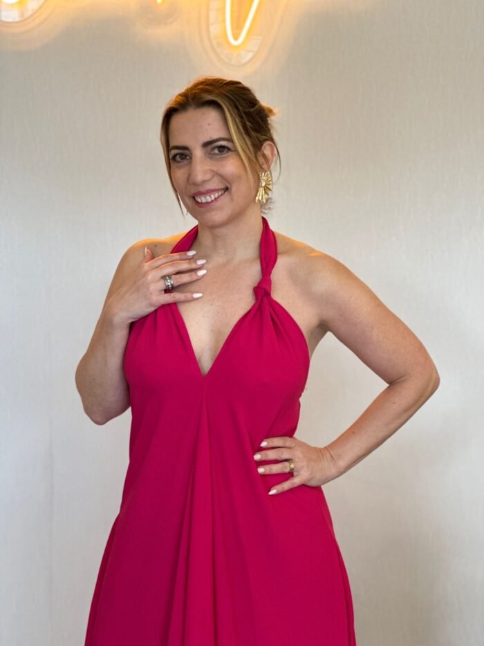 VESTIDO COMPRIDO FLUÍDO SEM COSTAS - Image 2