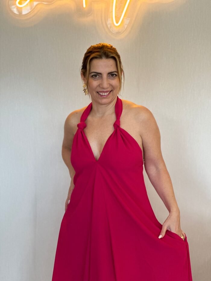 VESTIDO COMPRIDO FLUÍDO SEM COSTAS - Image 3