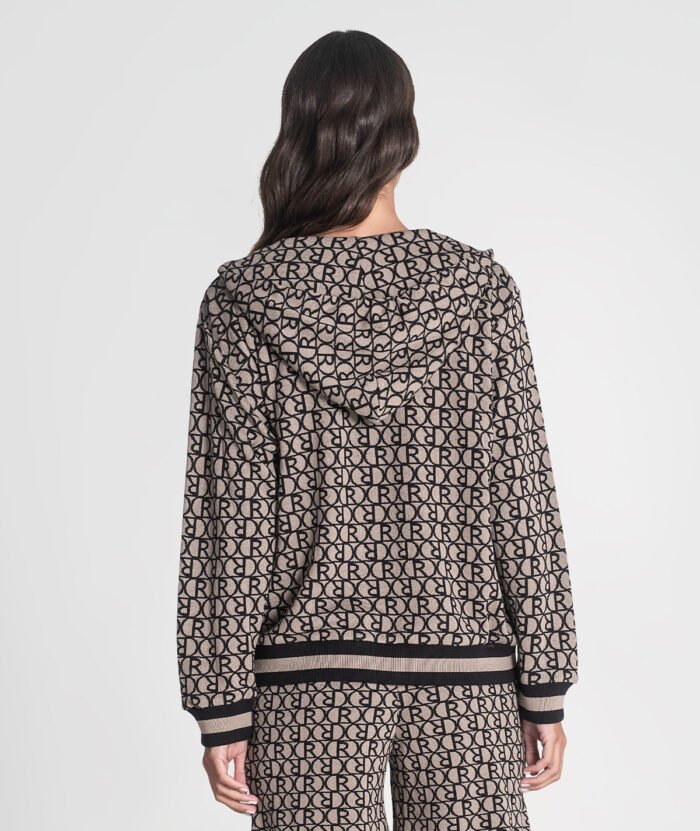 CARDIGAN JACQUARD COM CAPUZ - Image 3