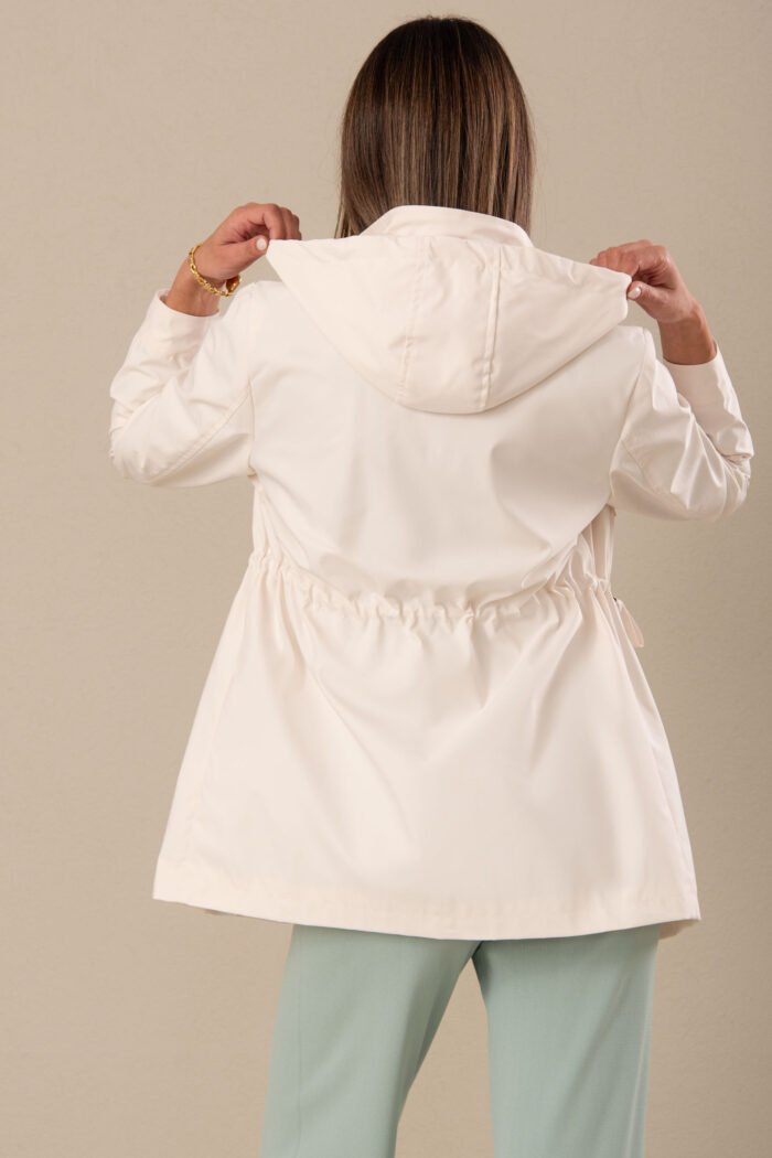 PARKA COM CAPUZ E CINTA AJUSTÁVEL - Image 3