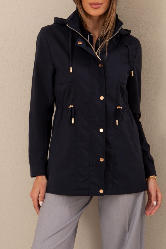 PARKA COM CAPUZ E CINTA AJUSTÁVEL - Image 2
