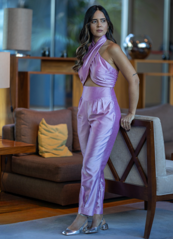 CALÇA DE CERIMÓNIA CINTA SUBIDA
