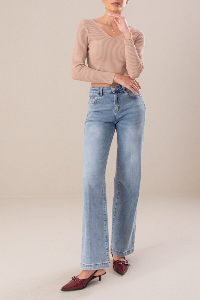 STRAIGHT JEANS CINTA SUBIDA