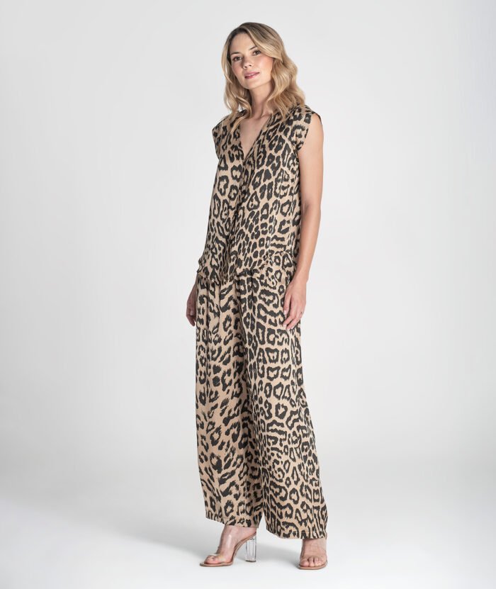 CALÇA COM ESTAMPA ANIMAL