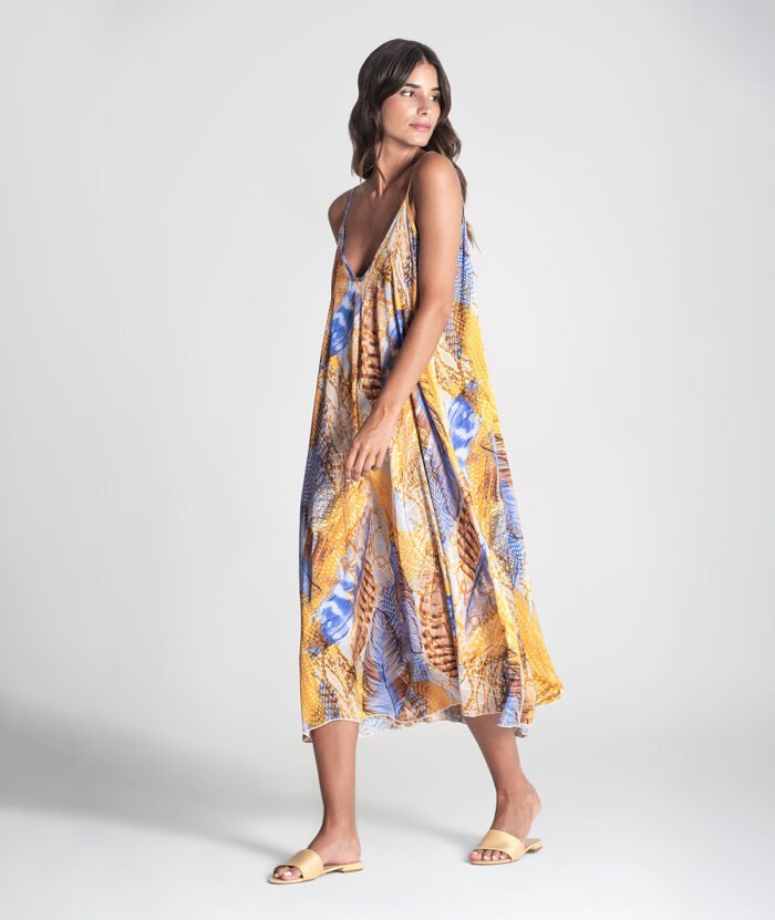 VESTIDO COM ESTAMPADO FLORAL