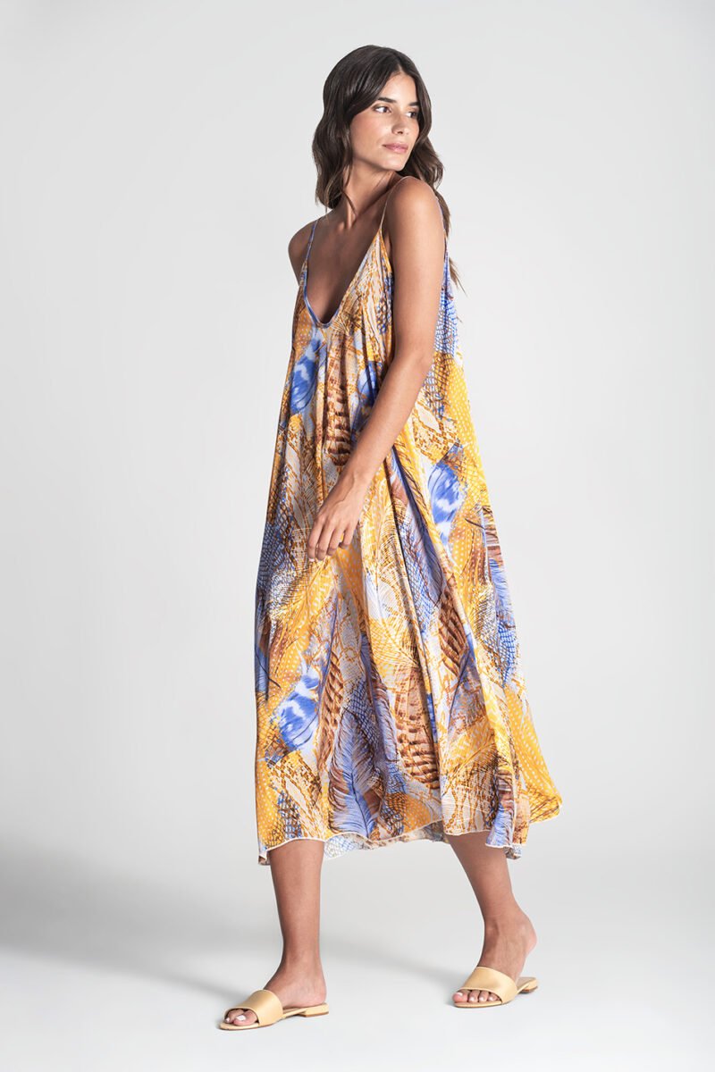 VESTIDO COM ESTAMPADO FLORAL
