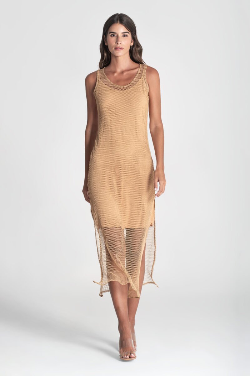 VESTIDO LONGO PERFURADO