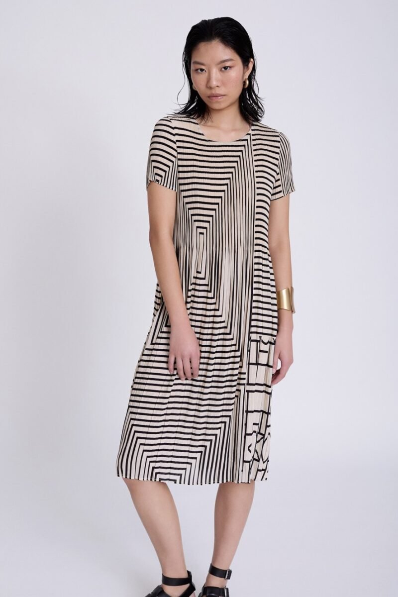 VESTIDO ESTAMPADO GEOMÉTRICO
