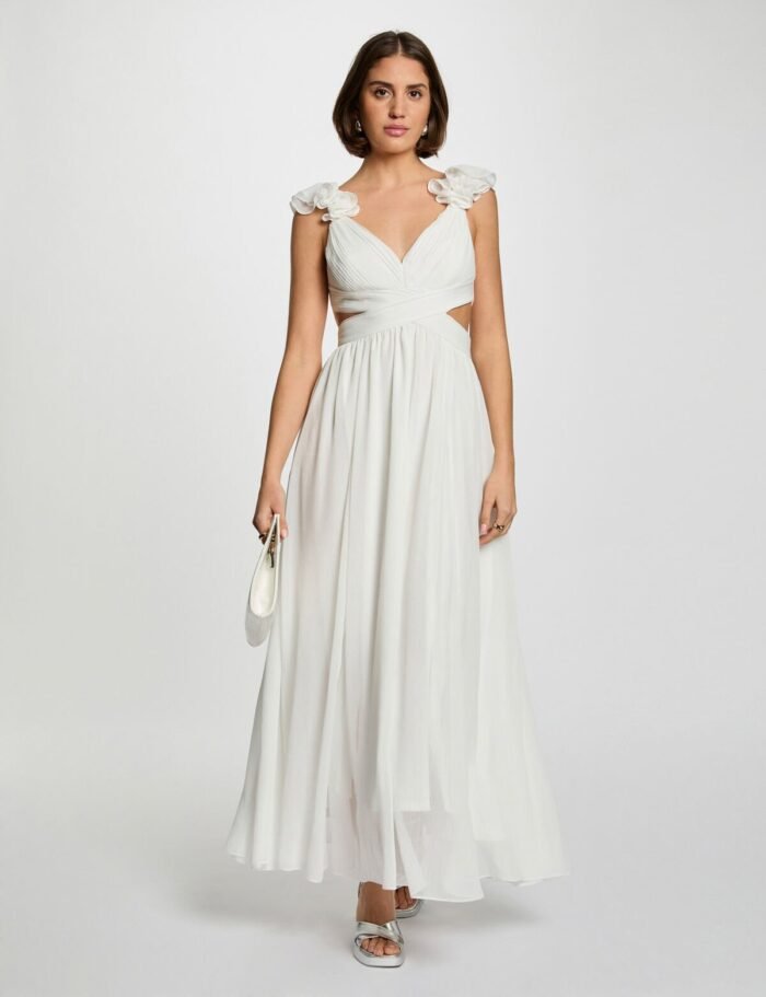 VESTIDO COMPRIDO COM FOLHOS - Image 3