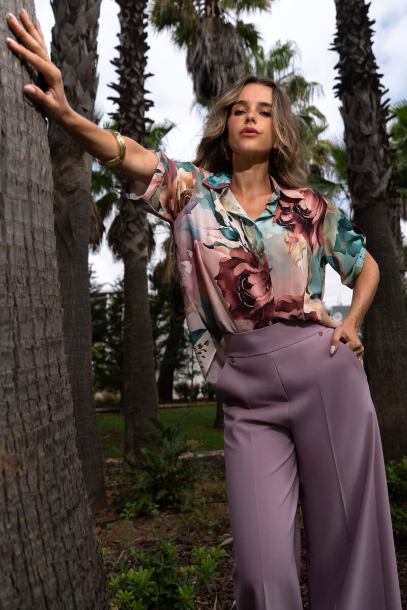 BLUSA FLUÍDA ESTAMPADA