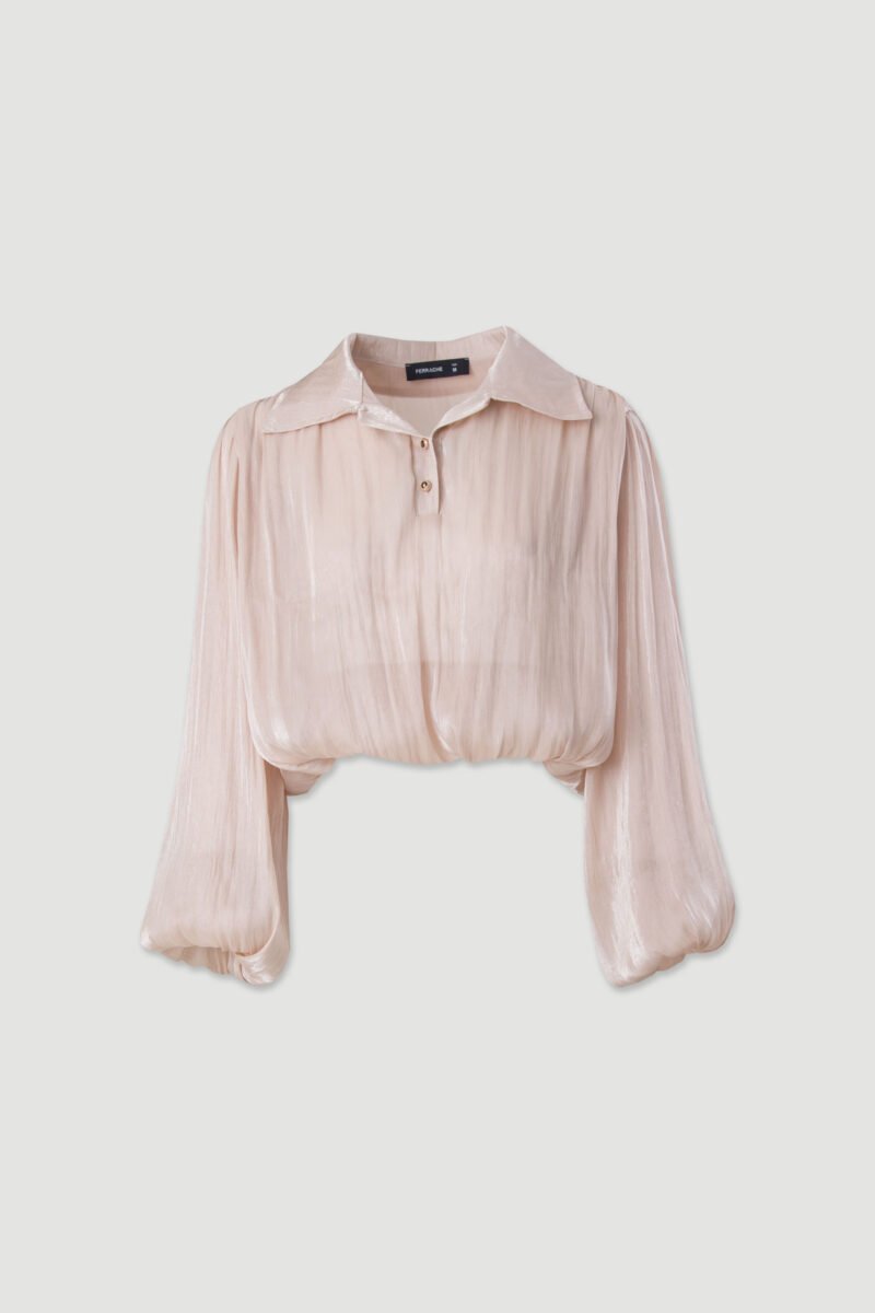 BLUSA CURTA ABALONADA