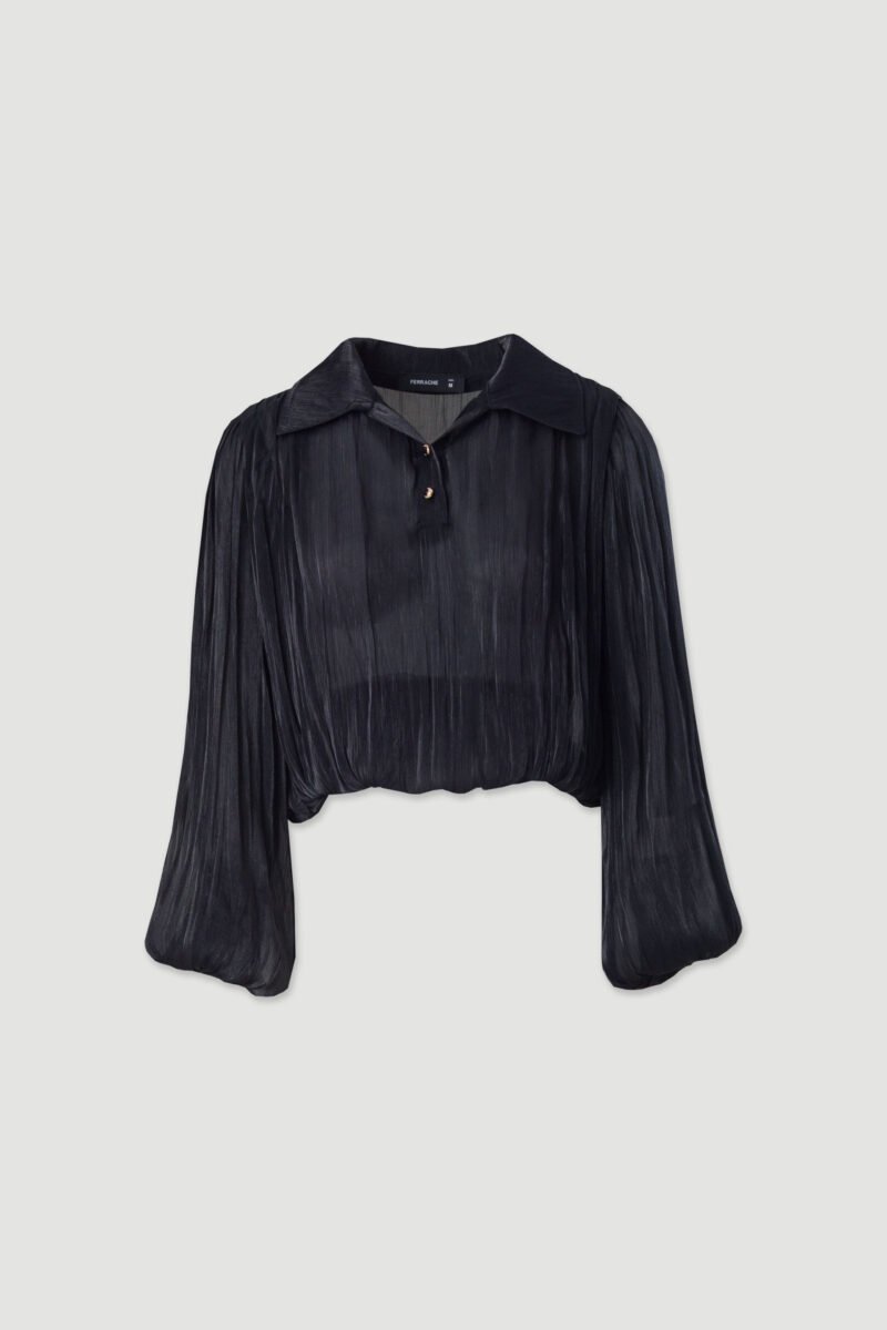BLUSA CURTA ABALONADA