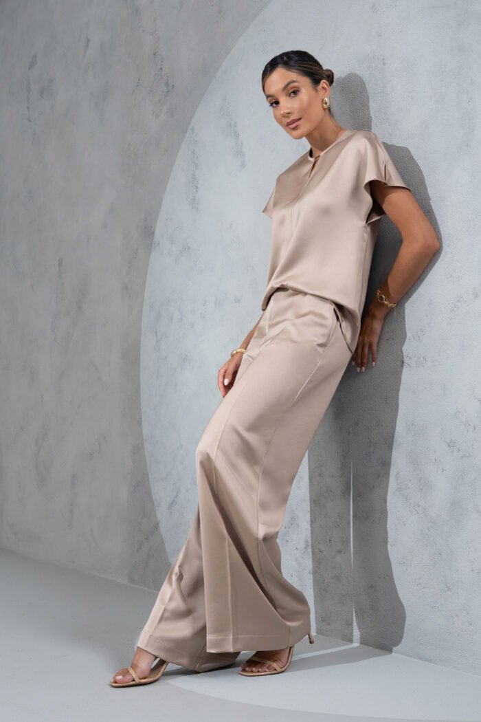 CALÇA WIDE LEG ACETINADA - Image 4